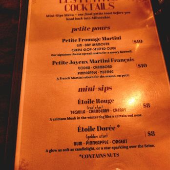 Charles E Fromage - Mini drinks - Beer Bar Near Me - Milwaukee, Wisconsin Charles E Fromage - Mini drinks - Beer Bar Near Me - Milwaukee, Wisconsin