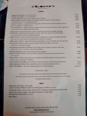 Menu photo 6 Colombo's Cafe & Pastries Hyannis, MA Menu photo 6 Colombo's Cafe & Pastries Hyannis, MA
