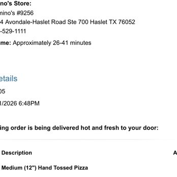 Domino's Pizza - Chicken Wings Near Me - Haslet, Texas