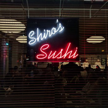 Shiro's - Main neon sign out front - Sushi Bars Near Me - Seattle, Washington