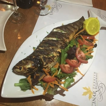 Cinar Turkish Restaurant 1 - Whole fish - Turkish Near Me - Cliffside Park, New Jersey