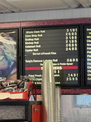 Menu photo 6 Tony's Clam Shop Quincy, MA Menu photo 6 Tony's Clam Shop Quincy, MA