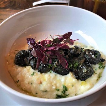 FlatIron Kitchen & Taphouse - Escargot with Lemon and Sweet pea risotto - New American Near Me - Davidson, North Carolina