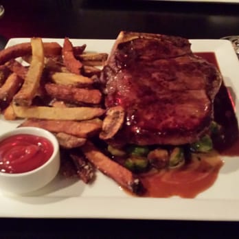 Avvino - Kansas city strip steak Brussels sprouts n parmesan frites - New American Near Me - Rochester, New York