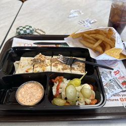 Shawarma Press - Denton - Arabic style chicken shwarma plate