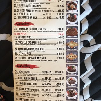 Beyti Turkish Kebab - Menu - Mediterranean Near Me - Brooklyn, New York