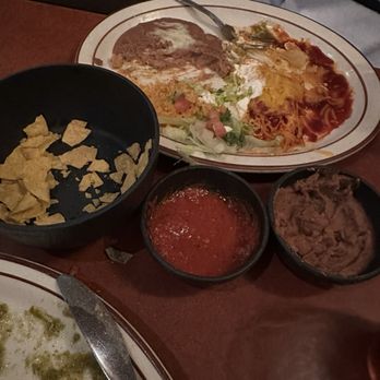 Lindo Michoacan - My wife couldn't hang and left a little on her plate. Obviously we polished off two helpings of chips. - Mexican Near Me - Las Vegas, Nevada Lindo Michoacan - My wife couldn't hang and left a little on her plate. Obviously we polished off two helpings of chips. - Mexican Near Me - Las Vegas, Nevada