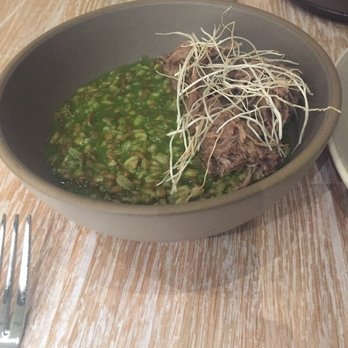 Vicia - Braised beef over green garlic farro - New American Near Me - St. Louis, Missouri Vicia - Braised beef over green garlic farro - New American Near Me - St. Louis, Missouri