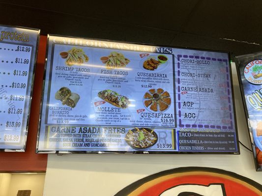 Menu photo 2 California Burritos High Point, NC