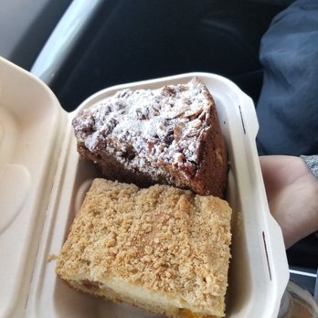 Baked On Maui - (top) 7 Grain Coffee Cake. (bottom) Mango Coffee Cake. - New American Near Me - Haiku, Hawaii