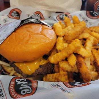 Build My Burgers - Stopped in for Burger Week, $10 single Patty, with cheese, 3 garnishes, 2 sauces, and fries. Cooked to order. - New American Near Me - Orlando, Florida Build My Burgers - Stopped in for Burger Week, $10 single Patty, with cheese, 3 garnishes, 2 sauces, and fries. Cooked to order. - New American Near Me - Orlando, Florida