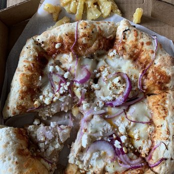 Village Baker - BBQ chicken pizza (sorry, but I took off the pineapples lol) - Sandwiches Near Me - Pleasant Grove, Utah Village Baker - BBQ chicken pizza (sorry, but I took off the pineapples lol) - Sandwiches Near Me - Pleasant Grove, Utah