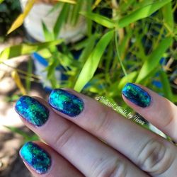 Natural Nails by Tessa - Gel Nails with flakies