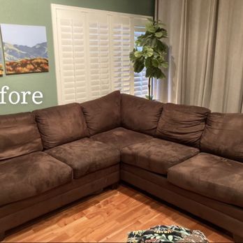 Montes Re-Upholstery - Our sectional before - Furniture Reupholstery Near Me - Rialto, California Montes Re-Upholstery - Our sectional before - Furniture Reupholstery Near Me - Rialto, California