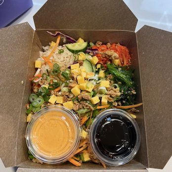 Taichi Bubble Tea - What I got: Poke Bowl with 2 Proteins - Bubble Tea Near Me - Athens, Georgia Taichi Bubble Tea - What I got: Poke Bowl with 2 Proteins - Bubble Tea Near Me - Athens, Georgia