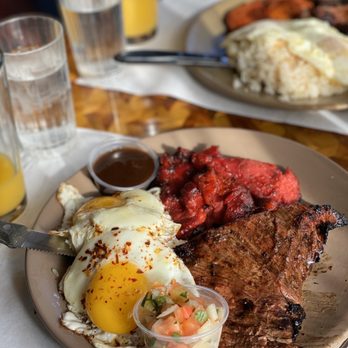 Uncle Mike's Place - tocino + skirt steak breakfast plate - Breakfast & Brunch Near Me - Chicago, Illinois Uncle Mike's Place - tocino + skirt steak breakfast plate - Breakfast & Brunch Near Me - Chicago, Illinois