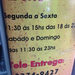 Restaurante Careca - As informações do yelp estão erradas. O Careca abre aos sábados e domingos das 11h30 às 23h, sem pausa! Melhor impossível!