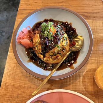 Sunny Side Breakfast - Unagi with egg over fried rice - Breakfast & Brunch Near Me - Sacramento, California Sunny Side Breakfast - Unagi with egg over fried rice - Breakfast & Brunch Near Me - Sacramento, California