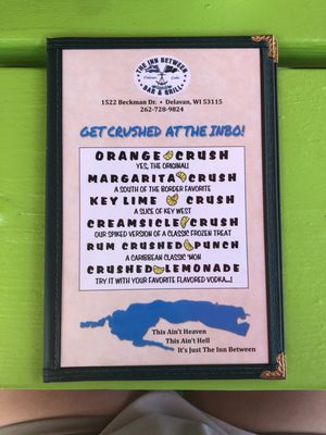 Menu photo 3 Inn Between Delavan, WI