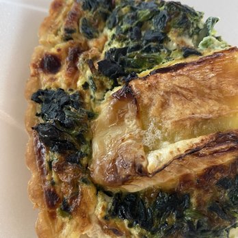 Le Cafe De Paris - Spinach and Brie quiche - Coffee & Tea Near Me - Orlando, Florida Le Cafe De Paris - Spinach and Brie quiche - Coffee & Tea Near Me - Orlando, Florida