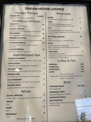 Menu photo 8 Dream House Lounge New Orleans, LA Menu photo 8 Dream House Lounge New Orleans, LA