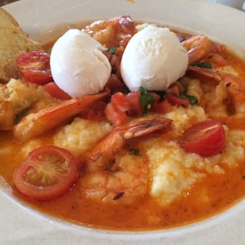 Iron Rooster - Shrimp and grits with poached eggs. - Cocktail Bars Near Me - Annapolis, Maryland Iron Rooster - Shrimp and grits with poached eggs. - Cocktail Bars Near Me - Annapolis, Maryland
