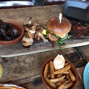 Drovers Dog - This is the Mixed Grill for 2 and below is the fish nuggets kids dish my son loved. - Australian Near Me - Amsterdam, New Hampshire
