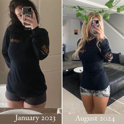 Lvl Up Training - Progress pictures of our trainer, Skye.