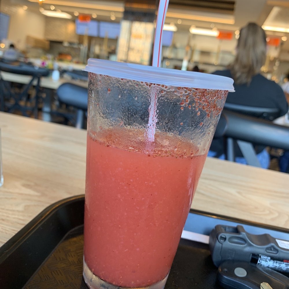 Fadi's - Strawberry Juice... just squeezed strawberries - Mediterranean Near Me - Houston, Texas