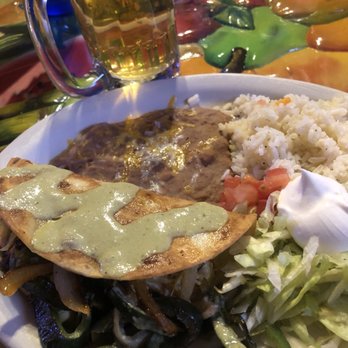 Pepe's Mexican Restaurant - Poblano pepper quesadilla with shredded chicken, refried beans, rice & sour cream. Yummm - Mexican Near Me - Lexington, Kentucky Pepe's Mexican Restaurant - Poblano pepper quesadilla with shredded chicken, refried beans, rice & sour cream. Yummm - Mexican Near Me - Lexington, Kentucky