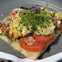 Hidden Julles - Mediterranean Avocado Toast - YUMMY!