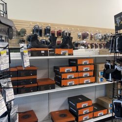 P&P Uniforms - Inside of store boot and shoe area