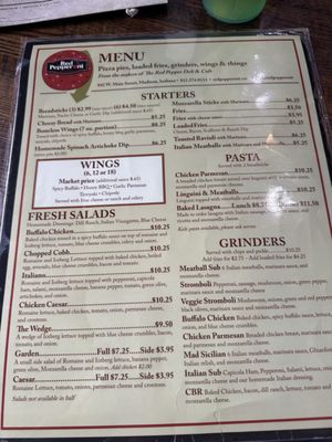 Menu photo 2 The Red Pepperoni Madison, IN
