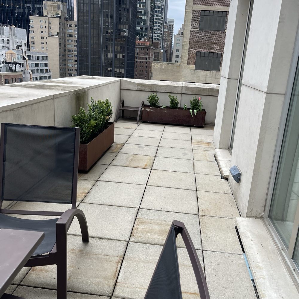 Chambers Hotel - 12 floor patio - Hotels Near Me - New York, New York