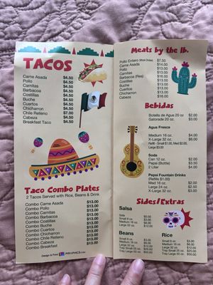Menu photo 1 El Toro Bravo Tortilleria Costa Mesa, CA