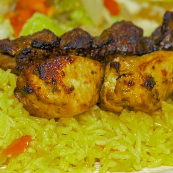 Aleppo Kebab - Close up on the chicken fresh off the barbeque. - Kebab Near Me - Toronto, Ontario
