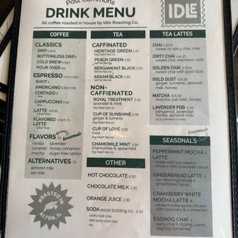 Post Commons - Drink Menu - Breakfast & Brunch Near Me - Alton, Illinois