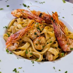 Cala dei Normanni - June 13, 2025; Tagliolini Al Gambero Rosso (€18).