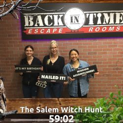 Back In Time Escape Rooms - With 58 seconds to spare, we barely made it out of there!