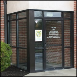 Buttenbaum Orthodontics - Outside entrance to Wilkes & Buttenbaum Orthodontics office at 1460 Russell Road in Paoli, PA