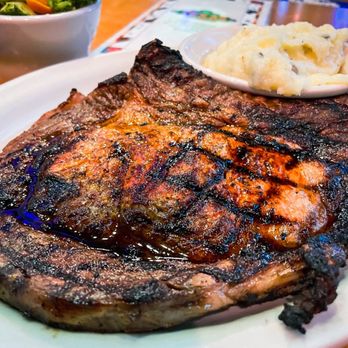 Texas Roadhouse - 20 oz Ribeye with Bone - Steakhouses Near Me - Durham, North Carolina