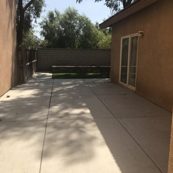 Re-Leaf Landscape - Cement patio and walkway around house - Landscaping Near Me - Winchester, California Re-Leaf Landscape - Cement patio and walkway around house - Landscaping Near Me - Winchester, California