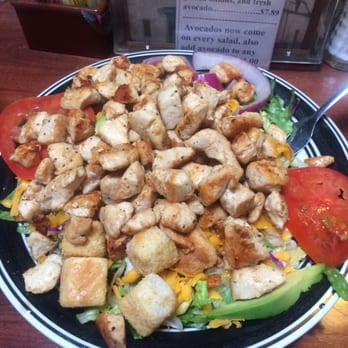 The Feed Mill - Grilled Chicken Salad with extra chicken. Was so good!! - Barbeque Near Me - Gatesville, Texas The Feed Mill - Grilled Chicken Salad with extra chicken. Was so good!! - Barbeque Near Me - Gatesville, Texas