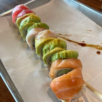 Hiro Sushi - Rainbow Roll - Sushi Bars Near Me - Albuquerque, New Mexico