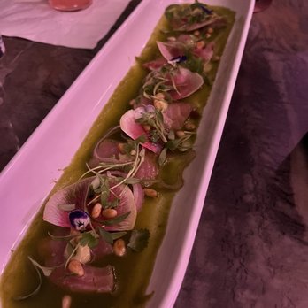 Rose's Garden Bar - Yellowtail Crudo - Burgers Near Me - Calabasas, California