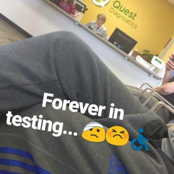 Quest Diagnostics - Lady to the left, with the all red is the best... Her partner to the right seemed to be having a bad day maybe !? - Laboratory Testing Near Me - Las Vegas, Nevada
