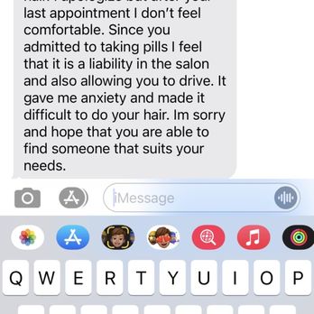 Bleach Salon - Megan - I got sick In her chair and went to reschedule, she called me a drug addict. - Hair Salons Near Me - Houston, Texas Bleach Salon - Megan - I got sick In her chair and went to reschedule, she called me a drug addict. - Hair Salons Near Me - Houston, Texas