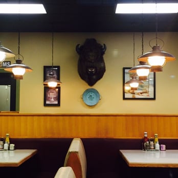Big Chief Cafe - The big bison head staring at me while I'm eating. - Cafes Near Me - Fergus Falls, Minnesota