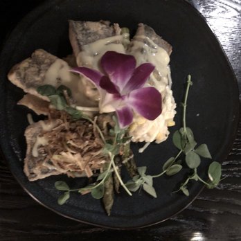 Elk Ave Prime - Local trout with mushroom corn risotto and asparagus. - Steakhouses Near Me - Crested Butte, Colorado Elk Ave Prime - Local trout with mushroom corn risotto and asparagus. - Steakhouses Near Me - Crested Butte, Colorado