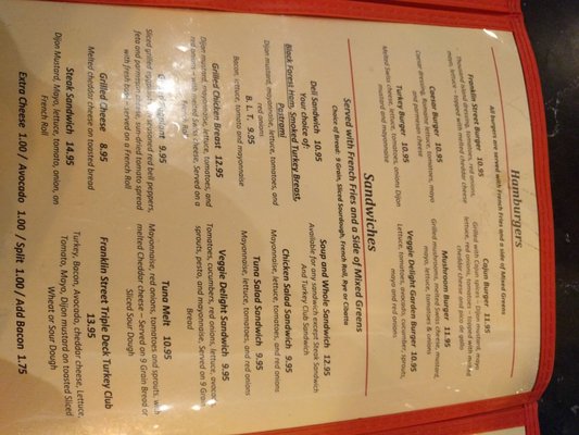 Menu photo 5 Franklin Street Caffe Redwood City, CA Menu photo 5 Franklin Street Caffe Redwood City, CA